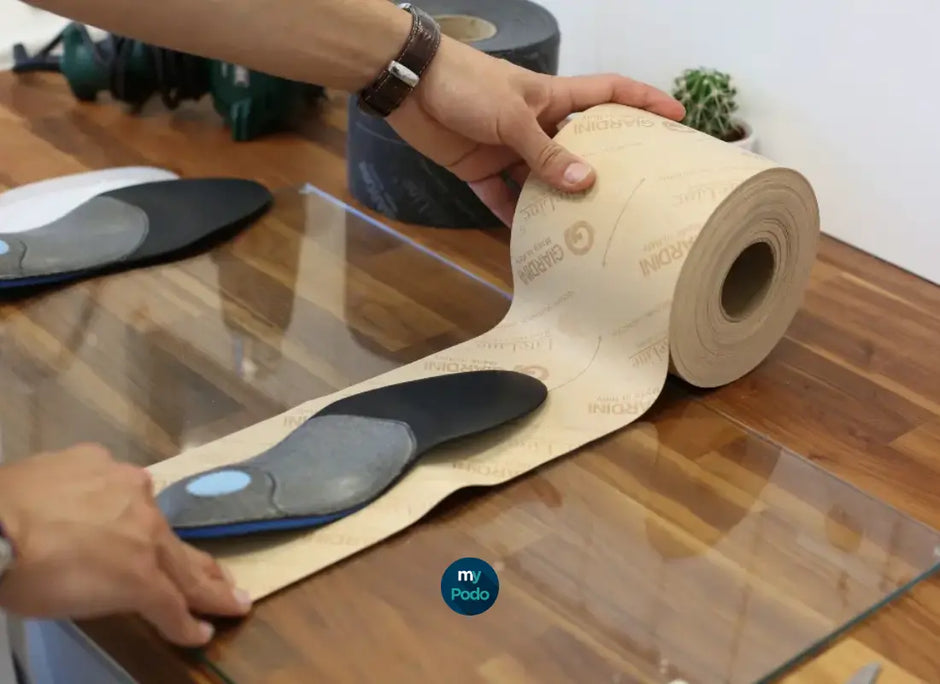 Tableau des matériaux de podologie My Podologie