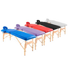 Folding wooden massage table 182 x 60 cm without backrest - 6 colors