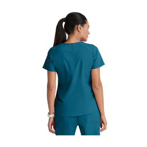 Aura - Tunique col V - Femme - Grey’s Anatomy Stretch Grey’s Anatomy 