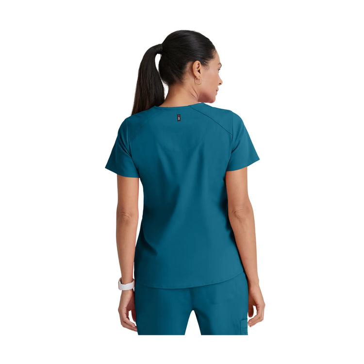 Aura - Tunique col V - Femme - Grey’s Anatomy Stretch Grey’s Anatomy 