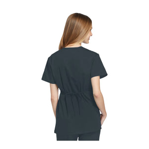 Bayonne - Medical Tunic - Wrap Effect - Short Sleeve - Women - 72 cm - Cherokee Cherokee Authentic Workwear 