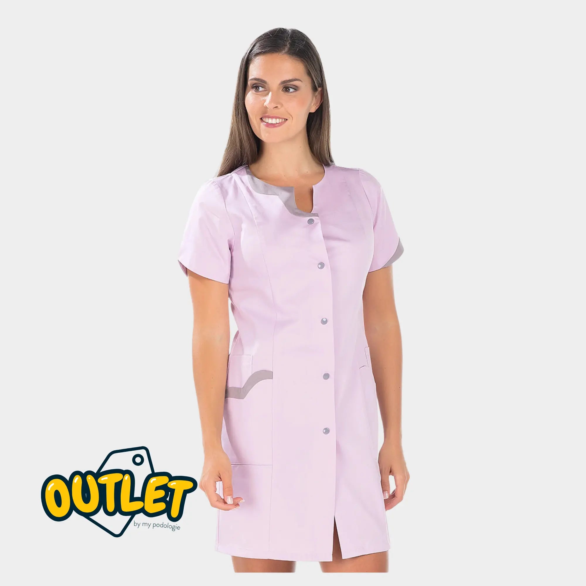 Blouse femme - Taille S - My Blouse // Fin de série My Podologie  Clara - sergé orchidée/zinc