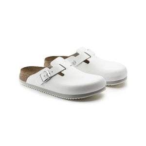 Boston Super Grip - Sabot Cuir naturel - Plusieurs coloris - Birkenstock Birkenstock  Blanc / Étroite / 48