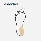 Coin supinateur de stabilisation large - 10 mm - Shore 70-75 - Beige