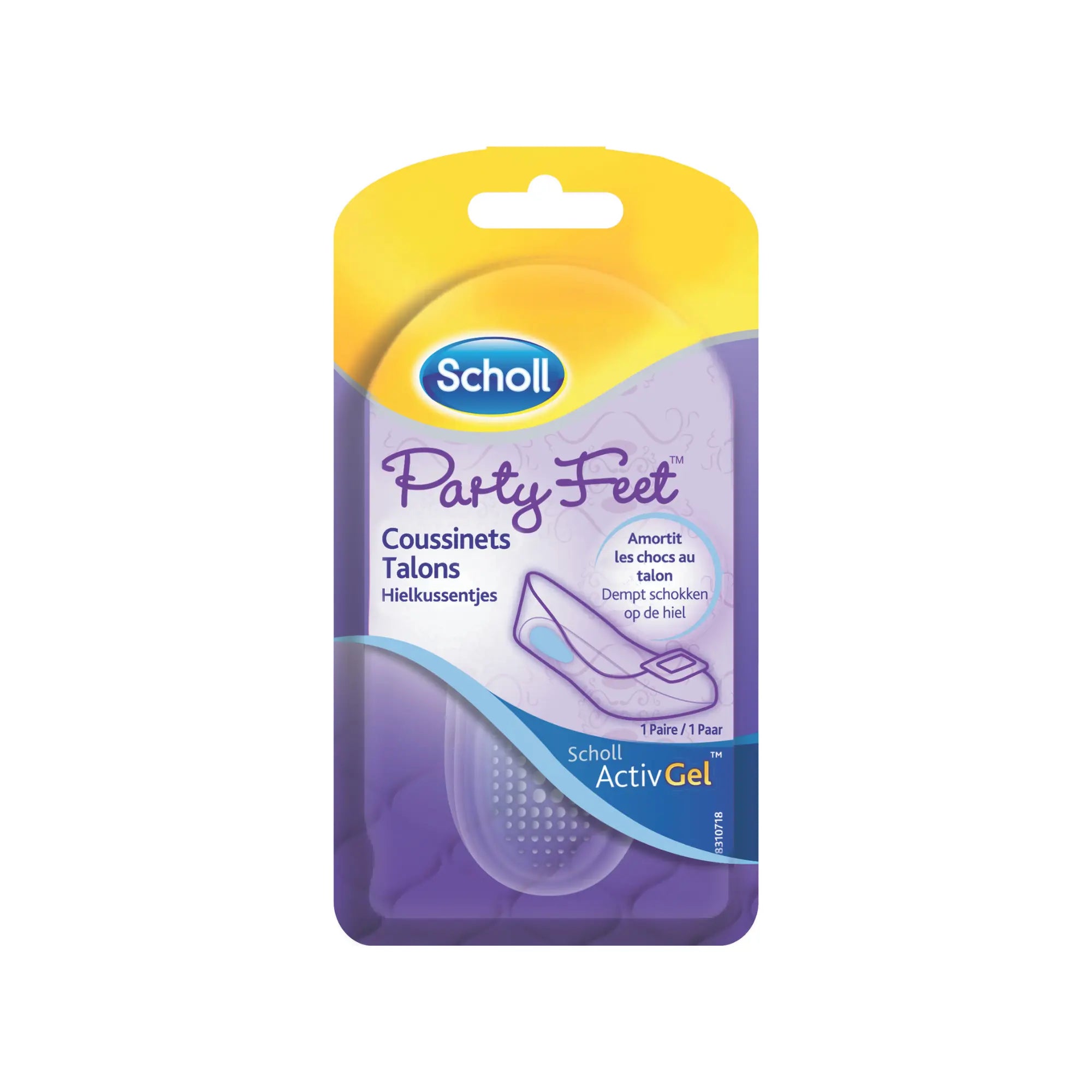 Coussinets en Gel Amortissants pour Talons - 1 paire - Scholl Scholl 