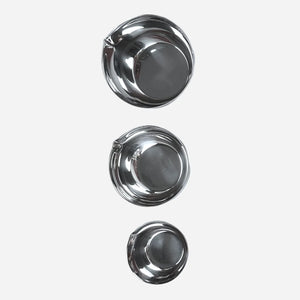 Cupule avec bec et fond plat - Inox - 6 dimensions - Essential by My Podologie Essential 