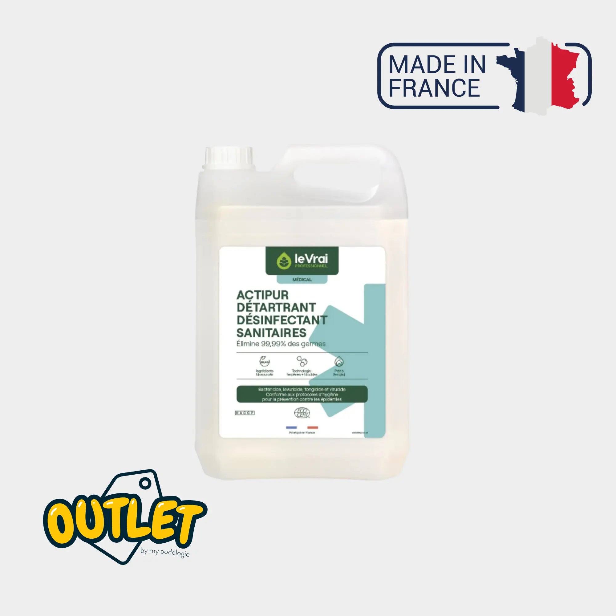Détartrant Désinfectant Sanitaires ACTIPUR - 5L // Destockage Destockage 