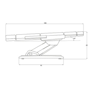 Fauteuil de pédicurie Électrique - 3 moteurs - 2 coloris - Solstice - Weelko Naggura 