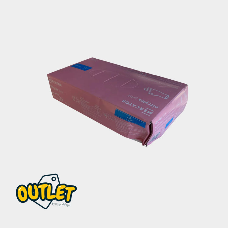 Examination gloves - Pink Nitrile - Size S - My Médical // Clearance Clearance 