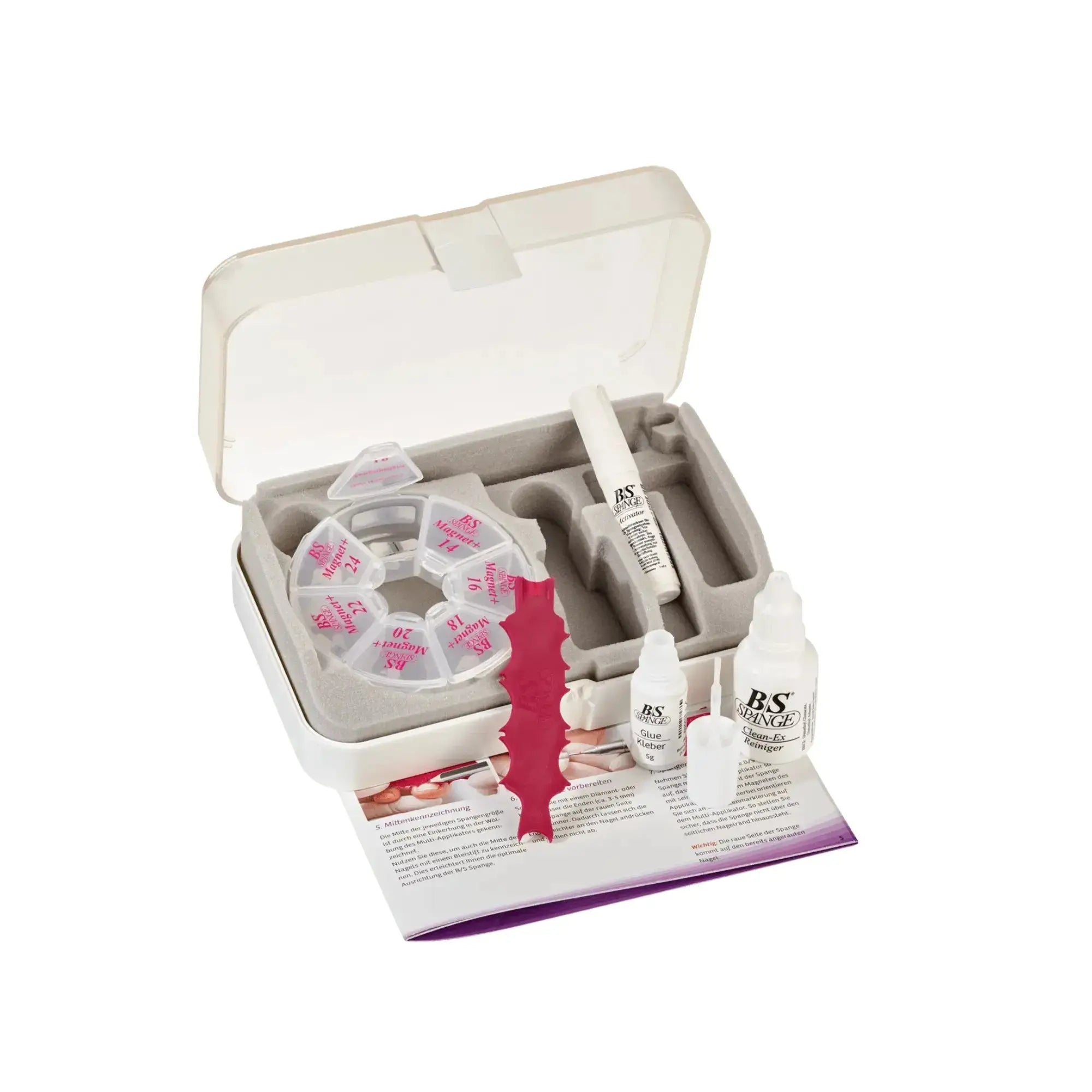 Kit professionnel Orthèses B/S magnet+ Profi Set - 60 languettes - 4 mm - B/S Spange B/S Spange 