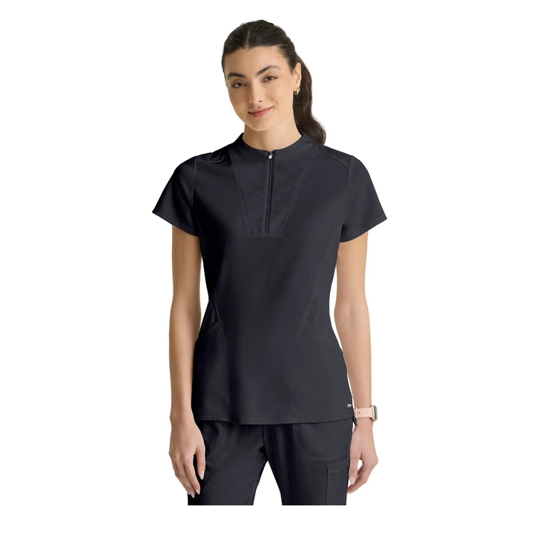 Kristi - High neck zipped tunic - Women - Grey’s Anatomy Stretch Grey’s Anatomy 