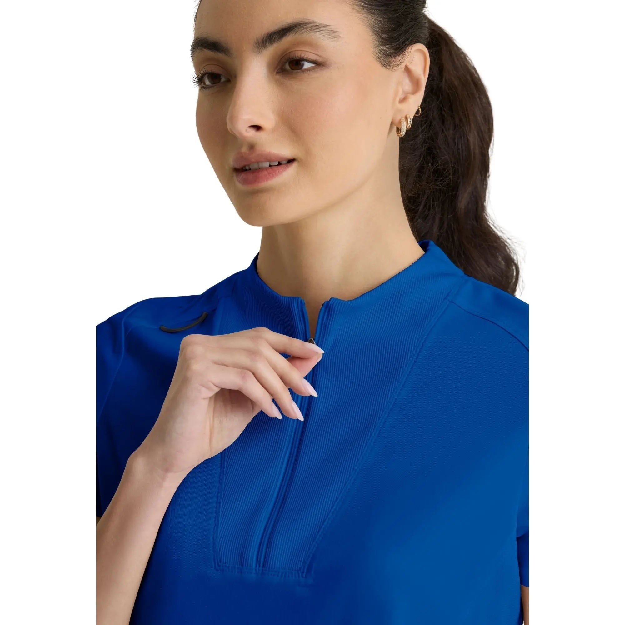 Kristi - High neck zipped tunic - Women - Grey’s Anatomy Stretch Grey’s Anatomy 