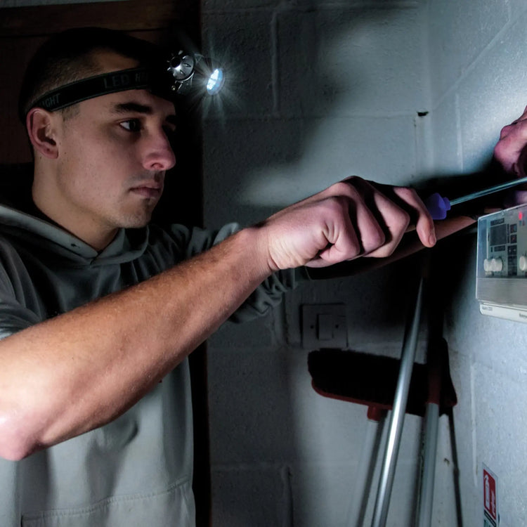 Lampe frontale LED/krypton - Silverline Silverline 