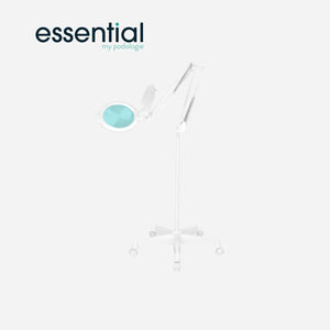 Lampe loupe articulée LED Moonlight 8013/6 avec trépied - Blanc ou Noir - Essential by My Podologie Essential 