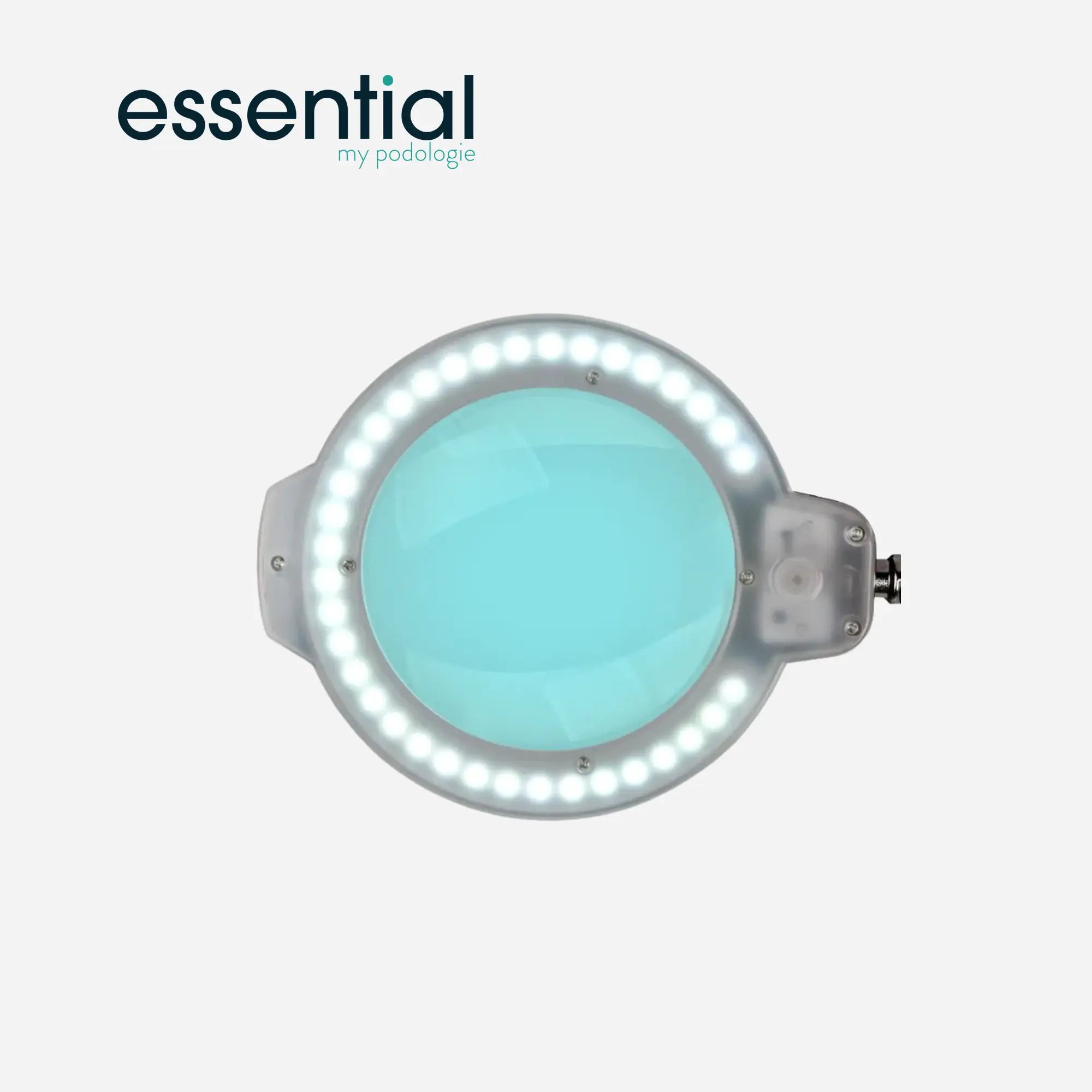 Lampe loupe articulée LED Moonlight 8013/6 pour table - Blanc ou Noir - Essential by My Podologie Activeshop 