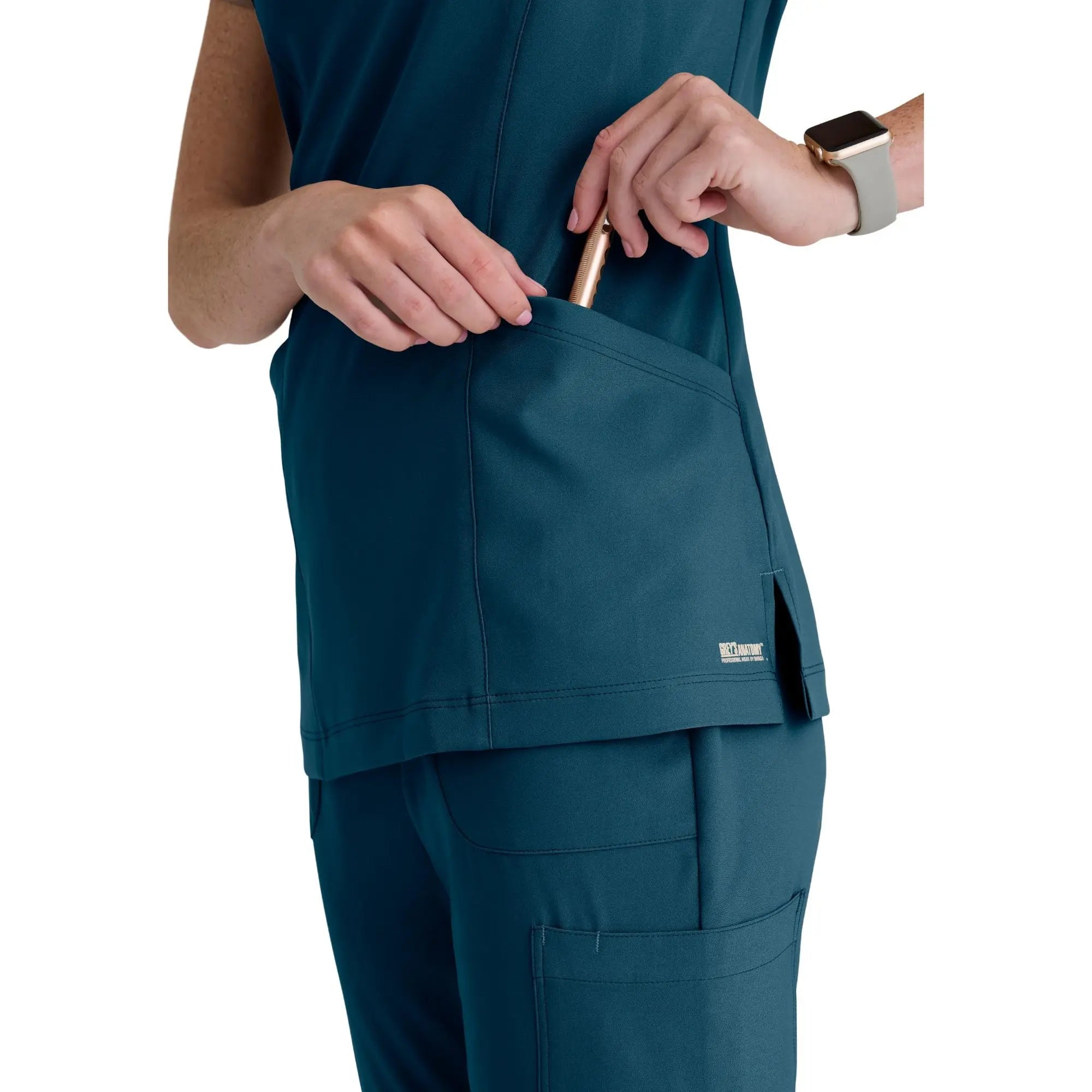 Louisa - Notched collar tunic - Women - Grey’s Anatomy Evolve Grey’s Anatomy 