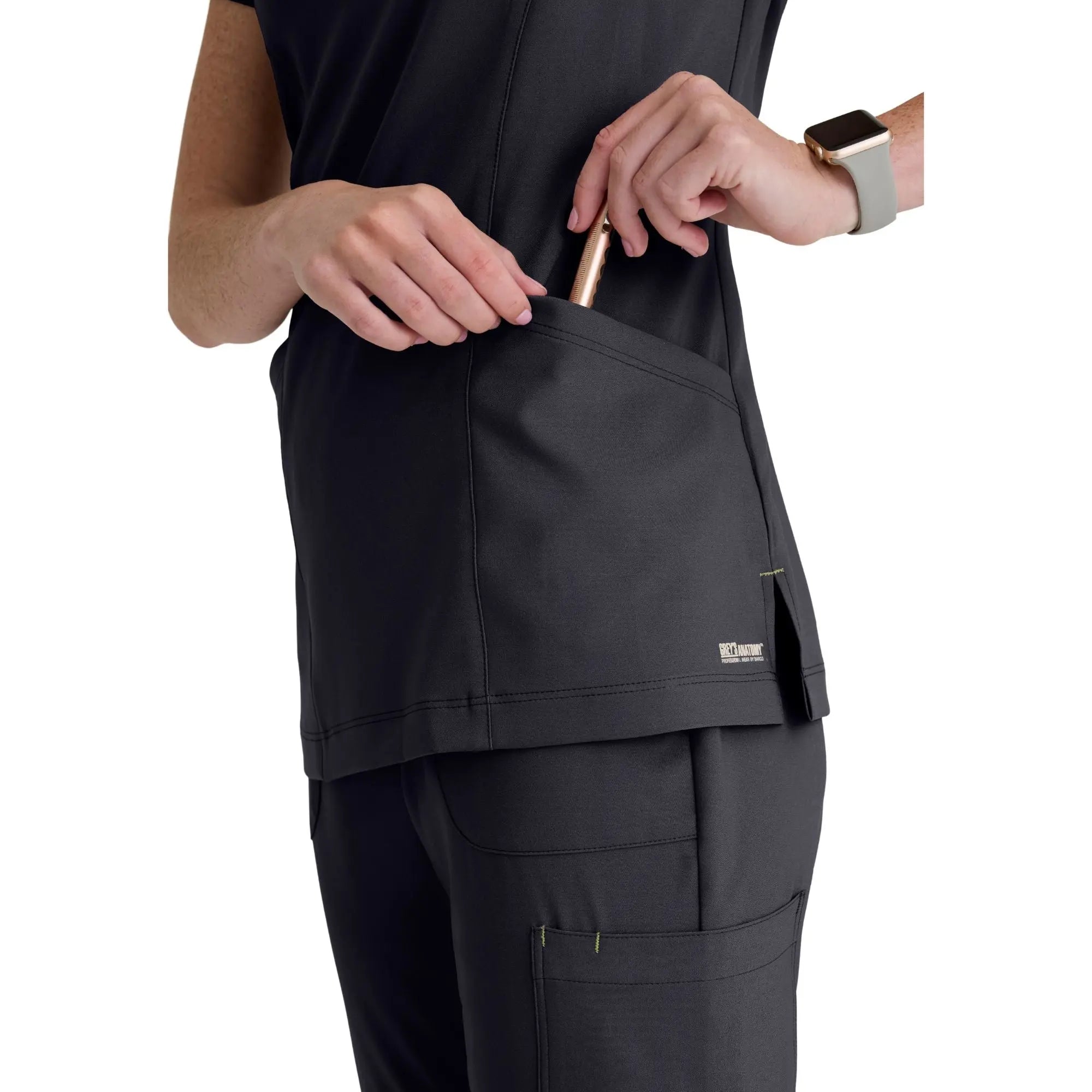 Louisa - Notched collar tunic - Women - Grey’s Anatomy Evolve Grey’s Anatomy 