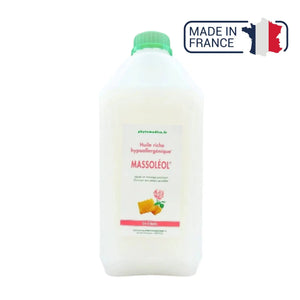 Massoléol® - Rich hypoallergenic neutral massage oil - Rose fragrance - Phytomedica Laboratoires Phytomedica 