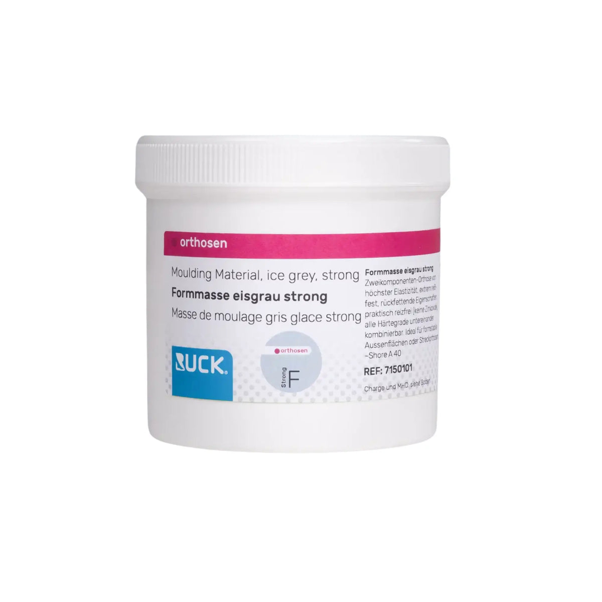 Matériau de moulage pour orthoplastie - 3 type de duretés disponibles - 250g - Ruck Ruck 