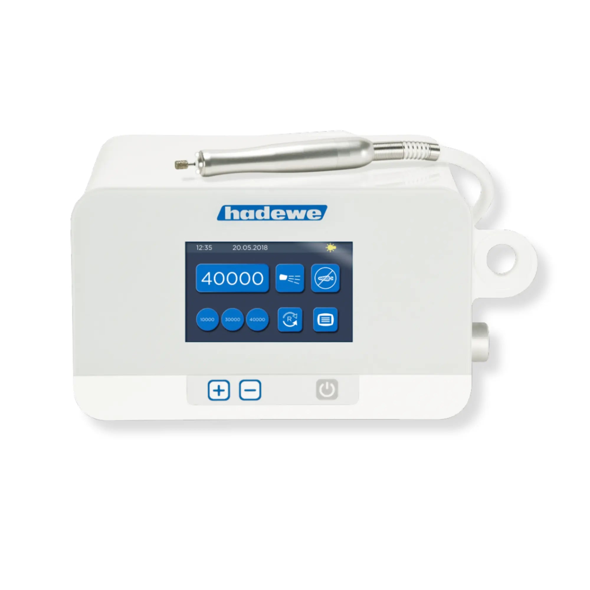 Micromoteur à spray Azuras Chrome - Ecran tactile - 40 000 tpm - Hadewe Hadewe 