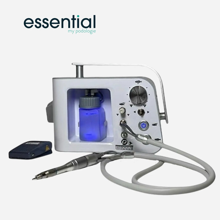 Micromoteur à spray Podomonium Wizzle avec pédale - 40 000 tpm - Essential by My Podologie Essential 