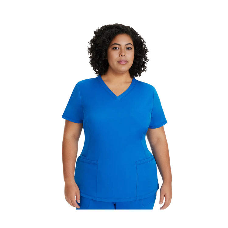 Monique - Tunique médicale - Col V - Femme - Healing Hands - 2 Healing Hands  Bleu Roi / 3XL