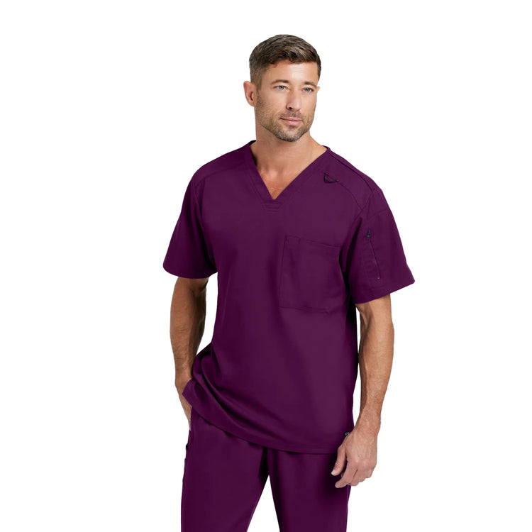 Murphy - Tunique col V - Homme - Grey's Anatomy Stretch Grey’s Anatomy  Bordeaux / XL