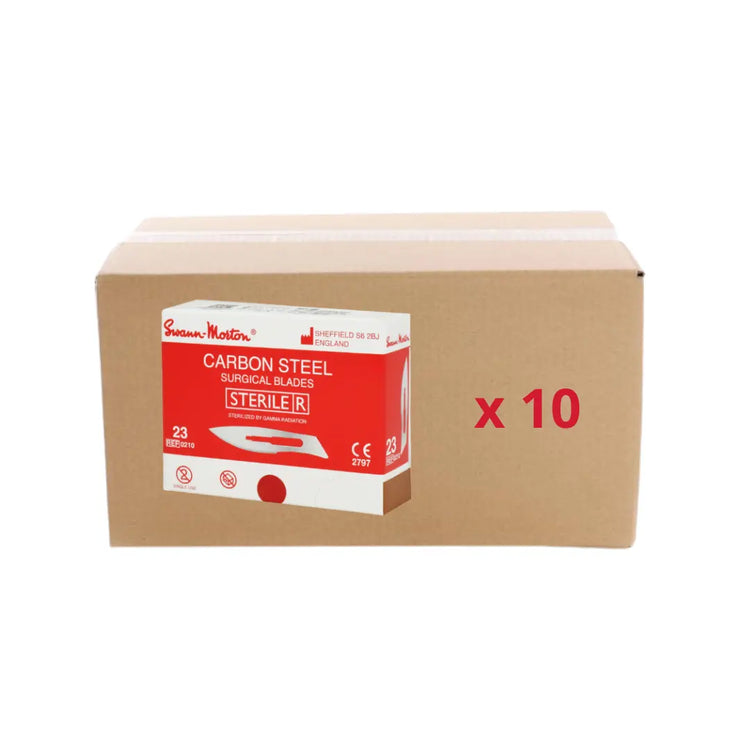 Pack 10 boîtes de 100 lames de bistouris stériles - Swann-Morton Swann-Morton 