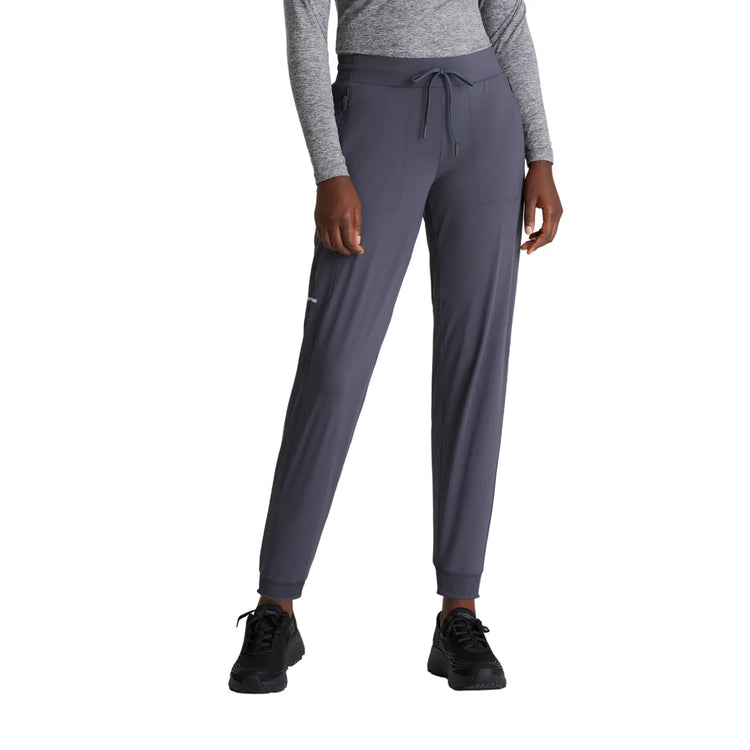 Palmi - Jogging médical taille haute - Poche cargo - Femme - Skechers Slip-ins SKECHERS SLIP-INS KNITS  Gris Anthracite / XL