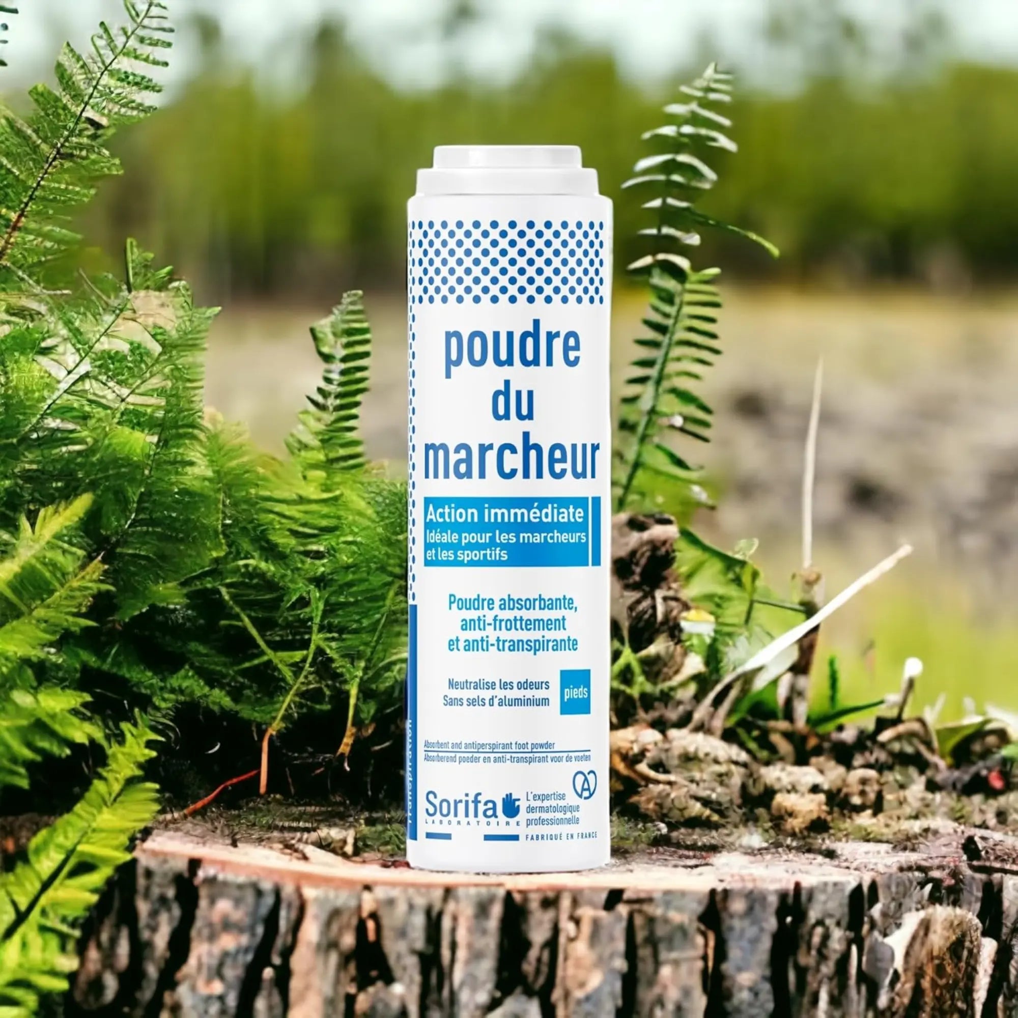 Poudre du marcheur - Transpiration et macération des pieds - 100 g Laboratoire Sorifa 