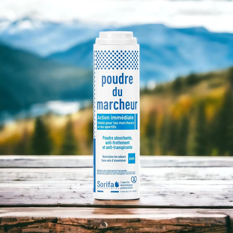 Poudre du marcheur - Transpiration et macération des pieds - 100 g Laboratoire Sorifa 