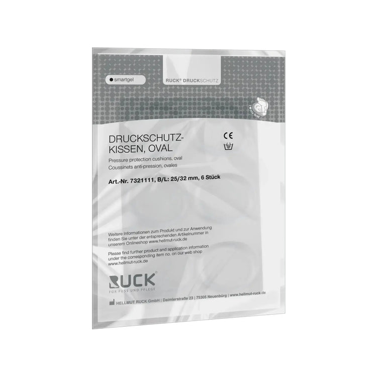 Self-adhesive smartgel protection - oval shape - 6 pieces - Ruck Ruck 
