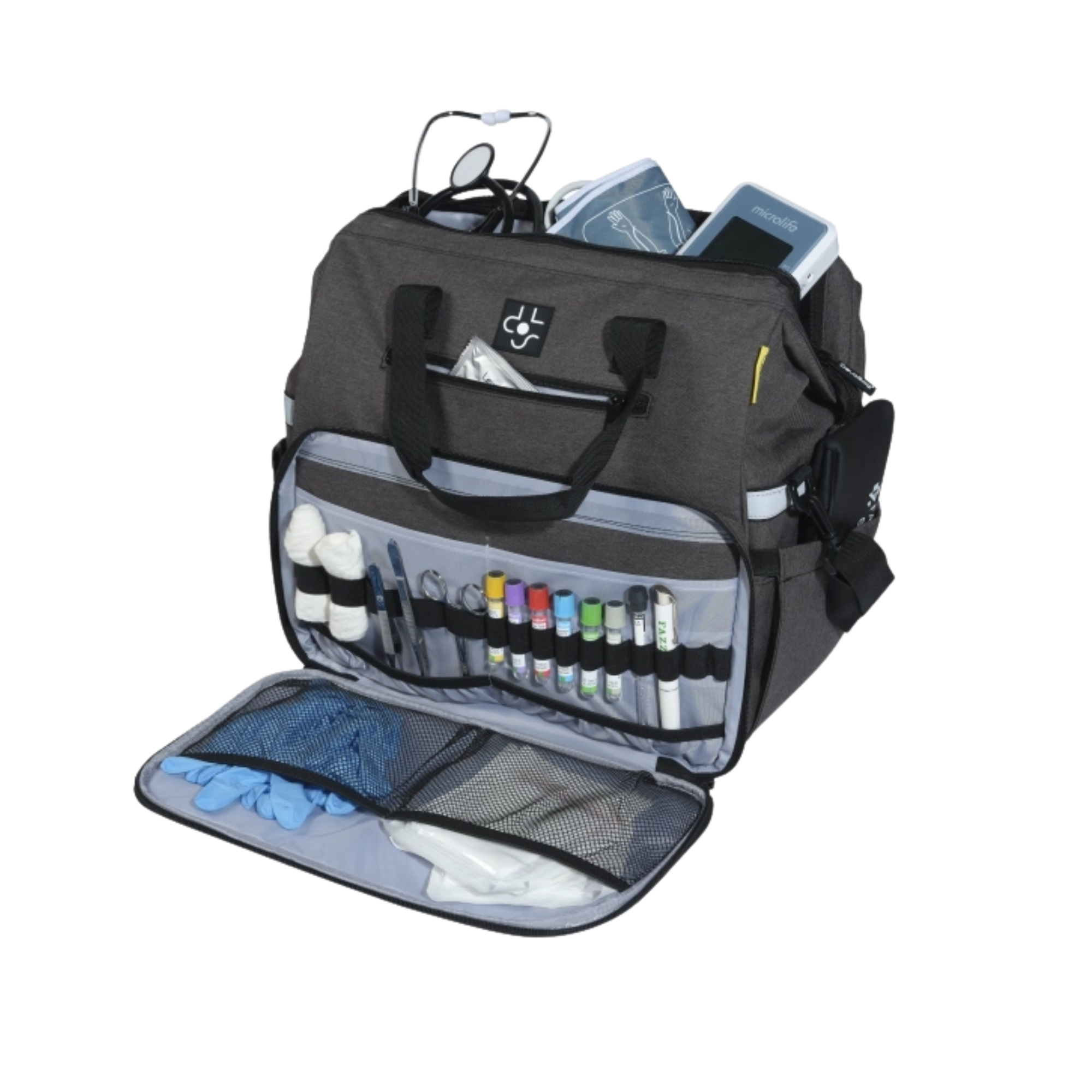 Sac à dos Mallette médical - Gris - Plusieurs Fomats - Devabag My Podologie 