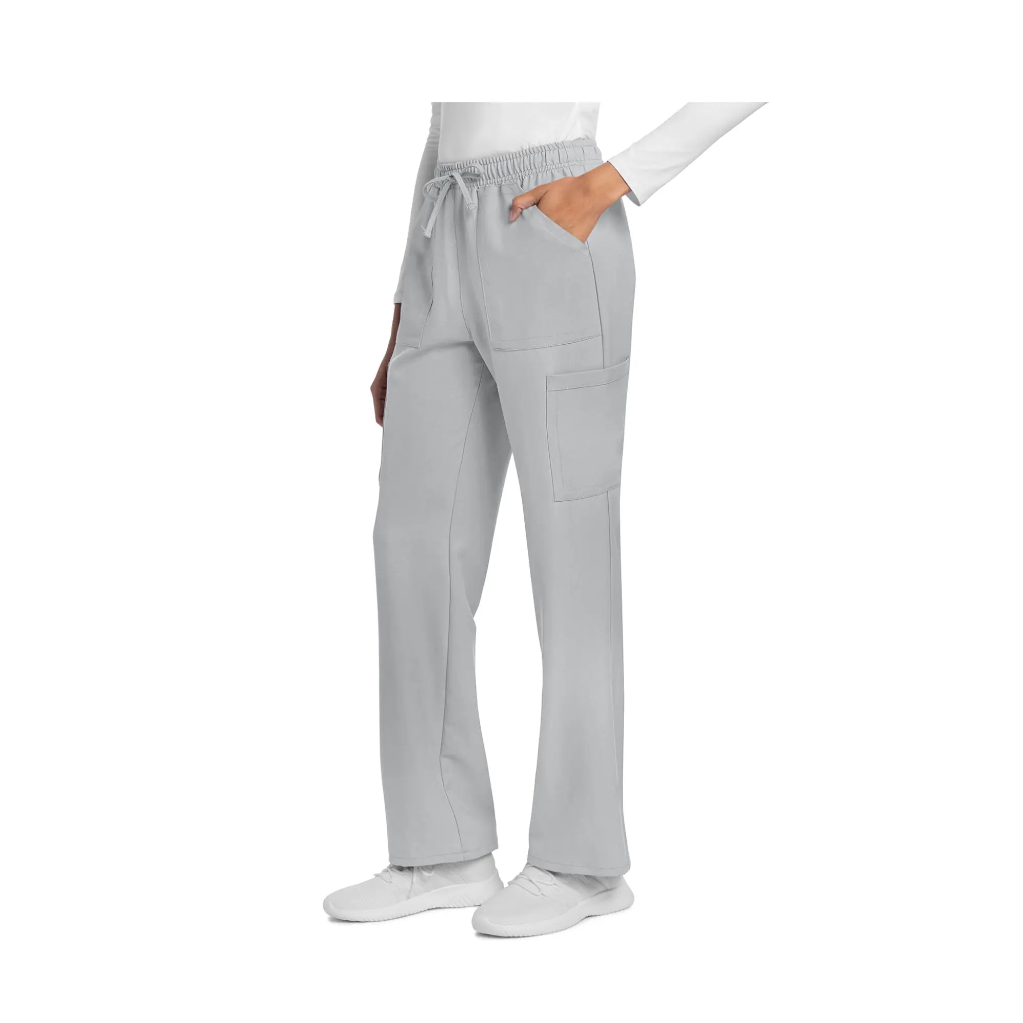 Saint-Malo - Pantalon jambes droites à cordon de serrage - Femme - Cherokee Cherokee Authentic Workwear 