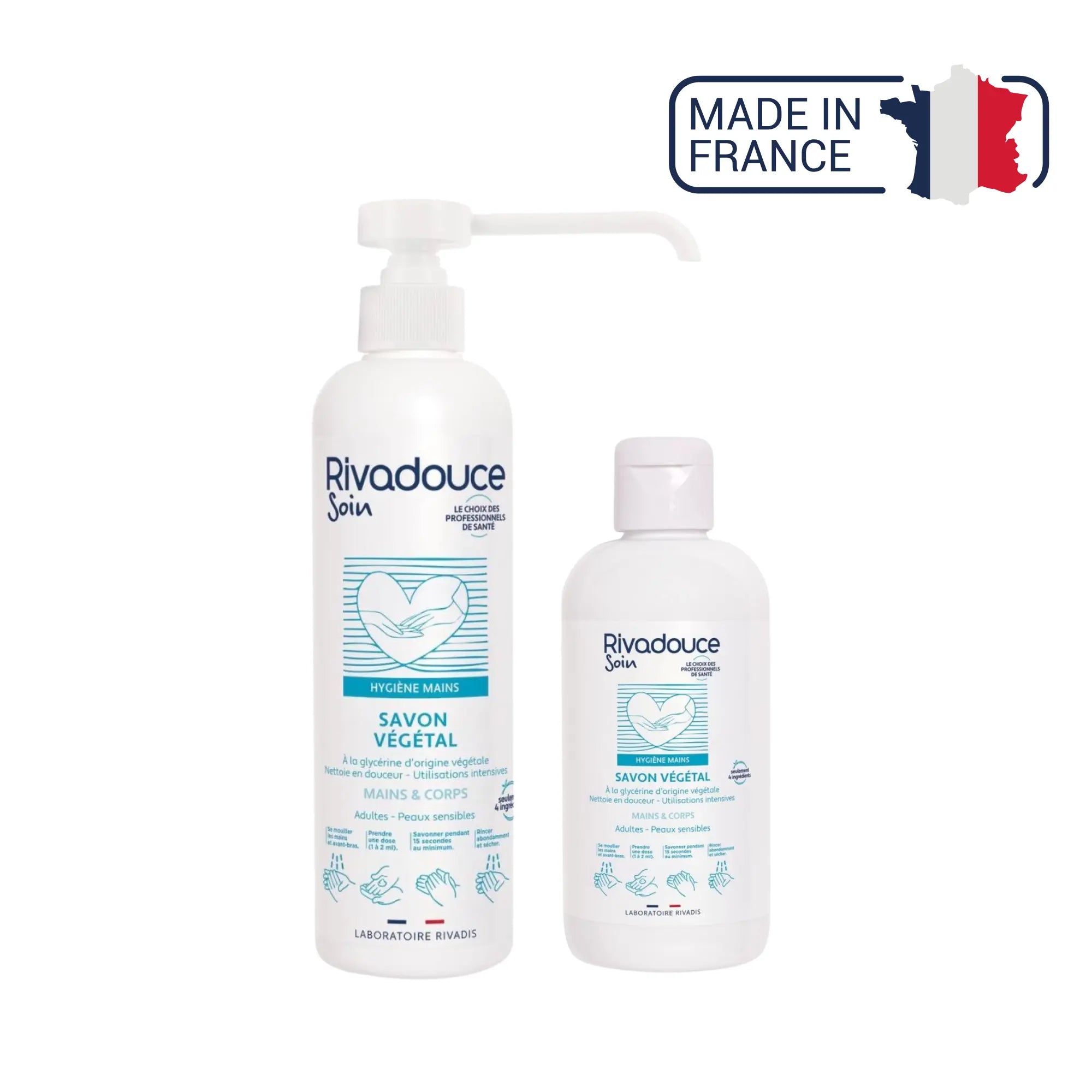 Savon Végétal - 2 contenances - Rivadouce Rivadouce 