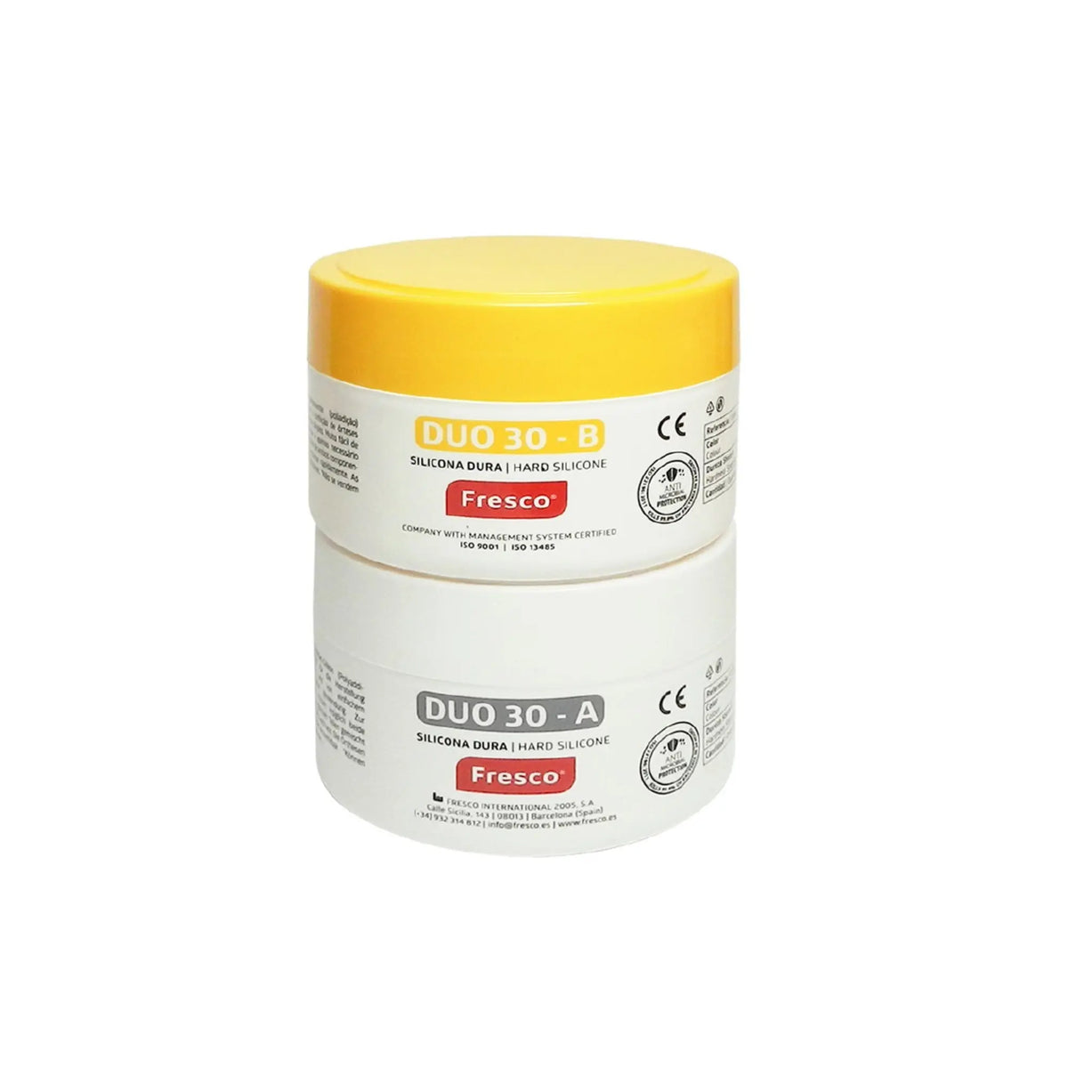 Silicone orthoplastie DUO 30 - A + B - Shore A 30-32 - 250 g - Fresco Fresco Podologia 