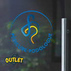 ONPP Podiatrist-Chiropodist Window Sticker - For your podiatry practice // Clearance