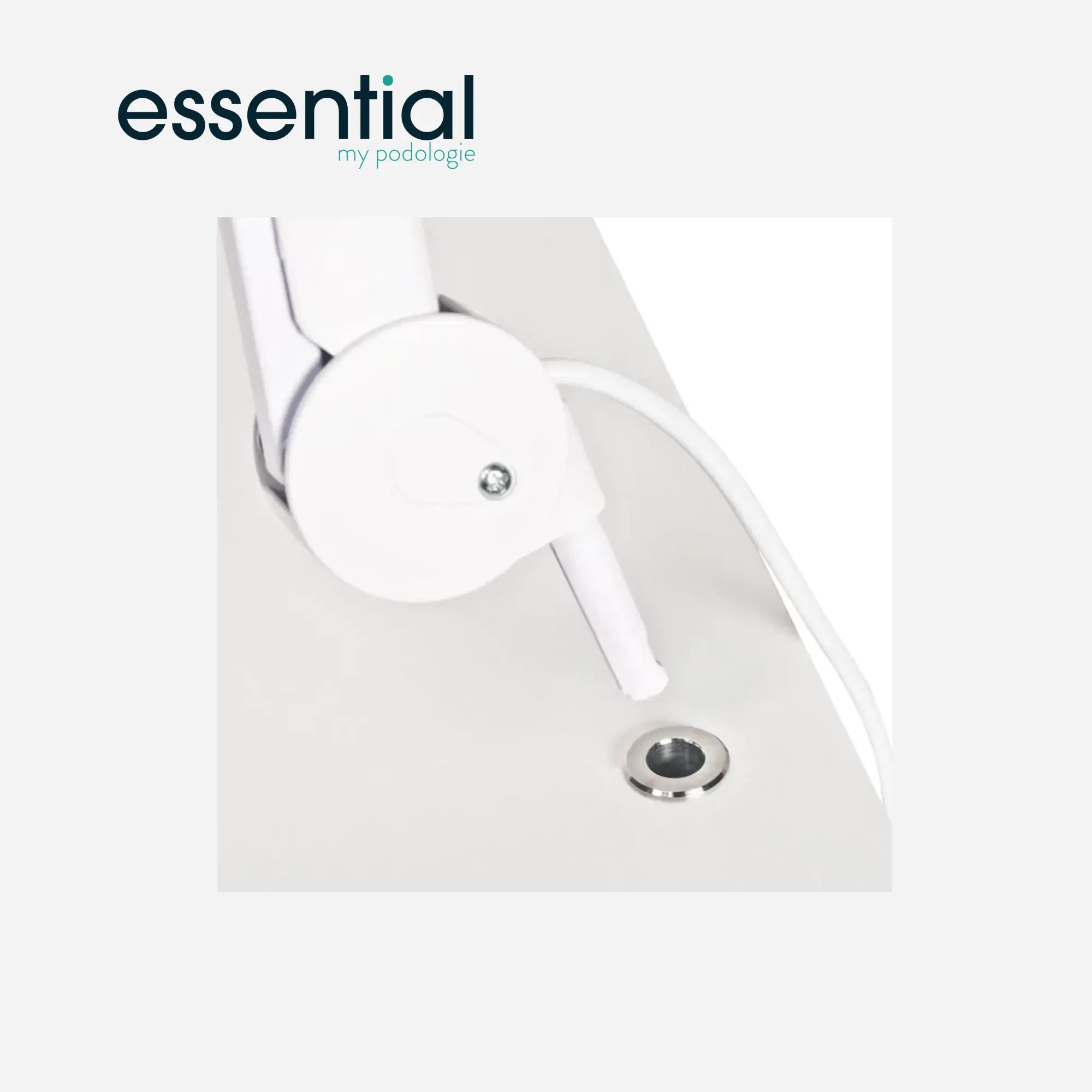 Support de Lampe loupe tubulaire en inox - Essential by My Podologie Essential 