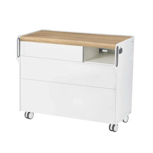 Unité de Podologie "Room Move" - Taille L - Ruck Ruck  Chêne-2-compartiment-micromoteur-à-droite-Non