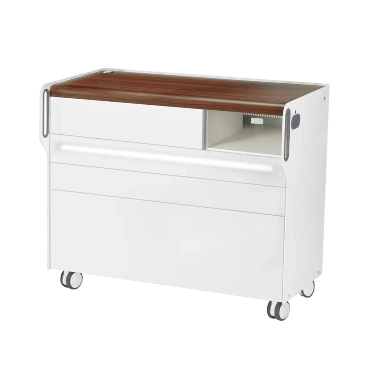 Unité de Podologie "Room Move" - Taille L - Ruck Ruck  Noyer-3-avec-LED-compartiment-micromoteur-à-droite